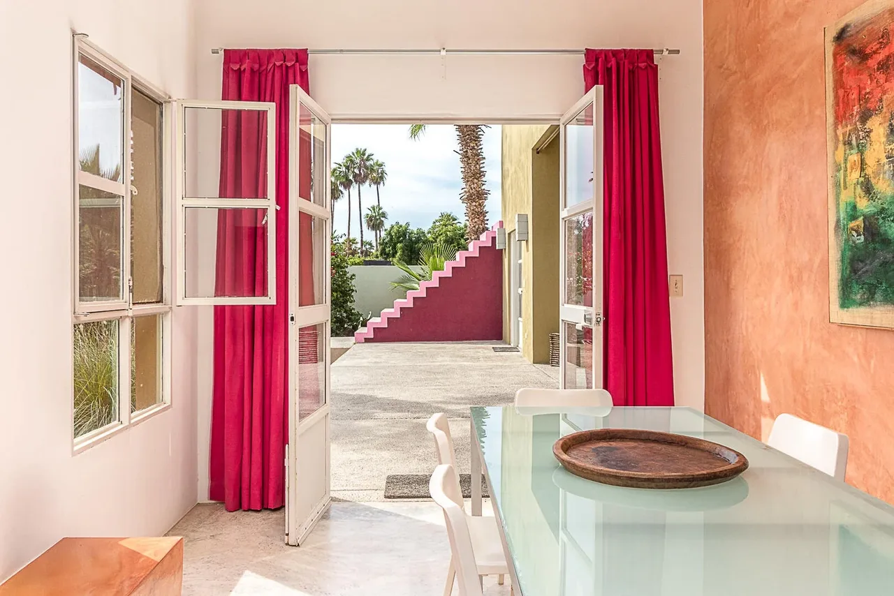 Indoor Dining Area at Casa Chilicote in Todos Santos