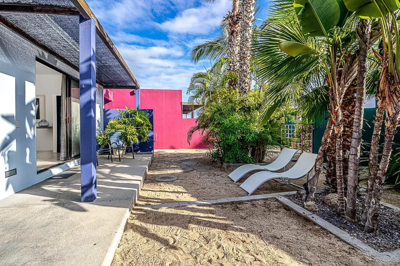 Casita Azul Terrace at The Hotelito/Casa Quinta in Todos Santos