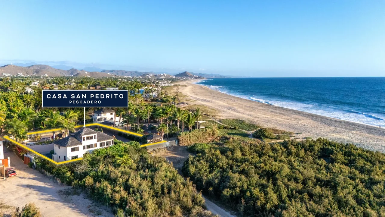 Casa San Pedrito at Casa San Pedrito double lot in El Pescadero