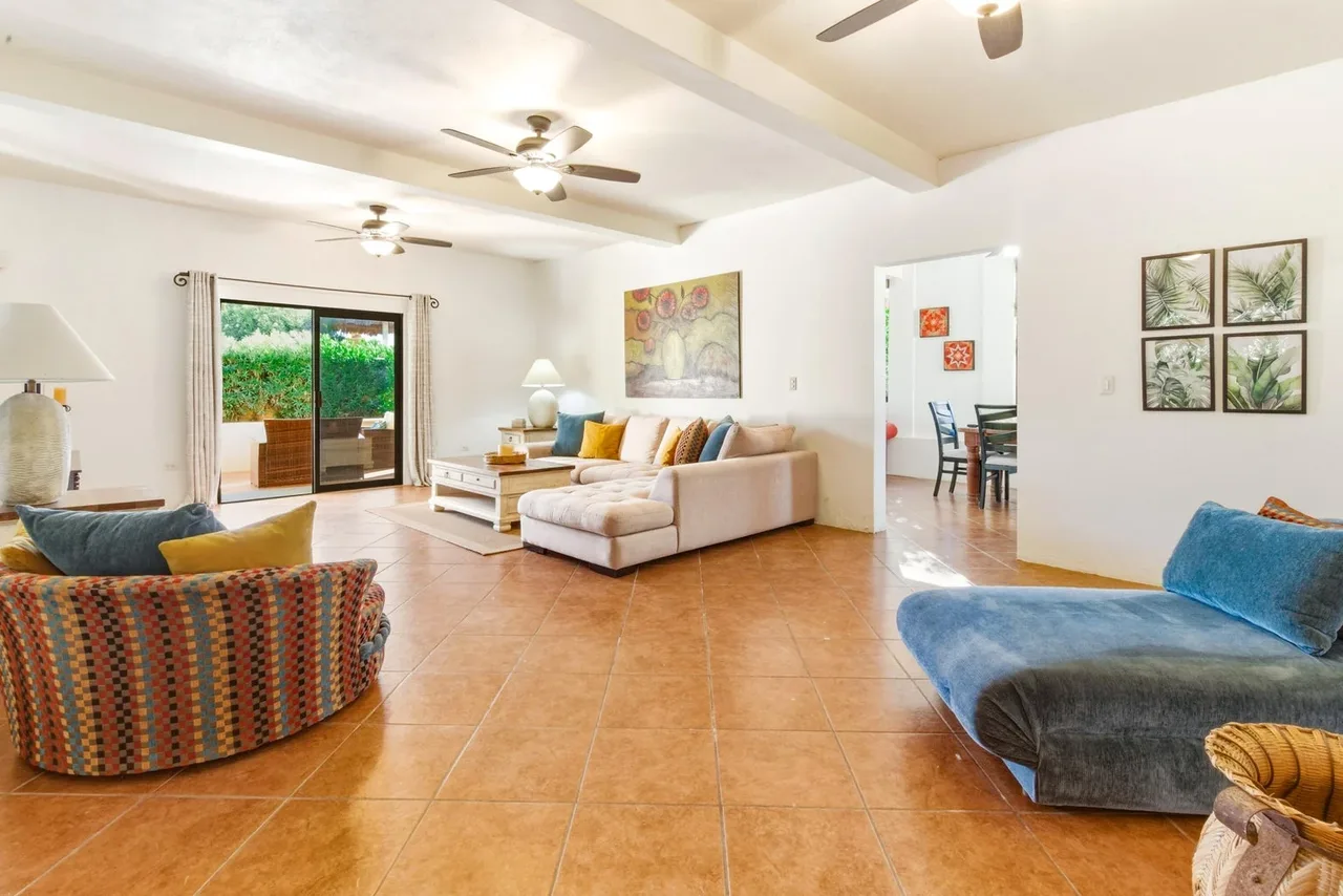 Living Room at Casa San Pedrito double lot in El Pescadero