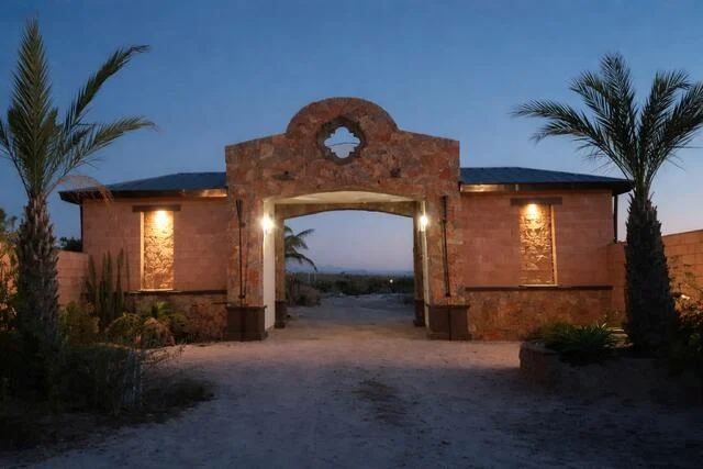 Entrance Gate at Ranchito Serenidad in Todos Santos