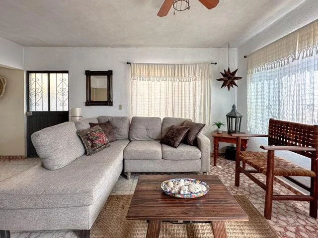 Living Area at Casa Hermosa Amanecer in Todos Santos