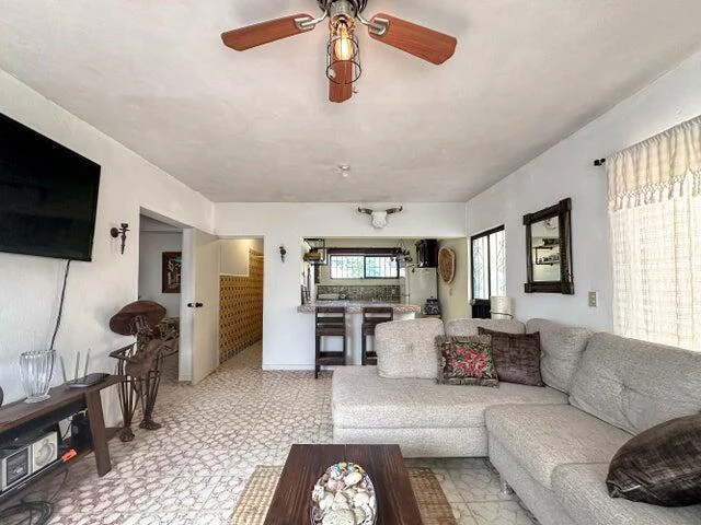 Living/Kitchen at Casa Hermosa Amanecer in Todos Santos
