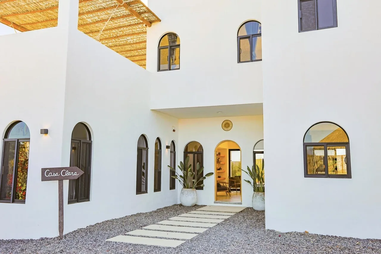 Entrance at Casa Clara, Las Tunas in Todos Santos