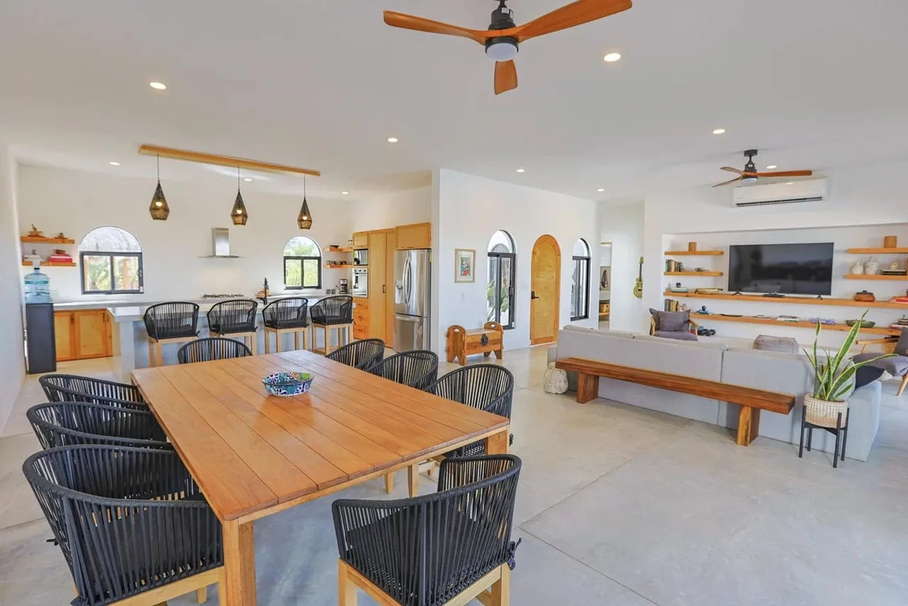 Dining Room at Casa Clara, Las Tunas in Todos Santos