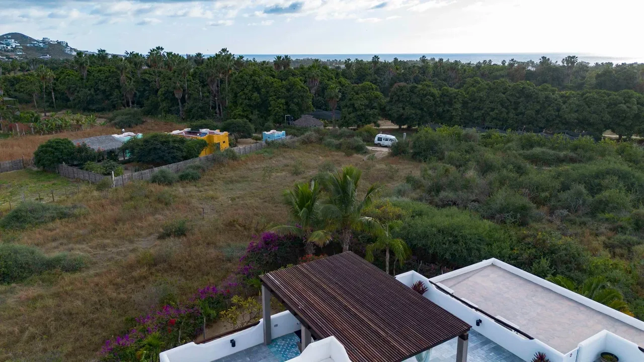 Aerial land view 4 at Pescadero Lot 0433 in El Pescadero