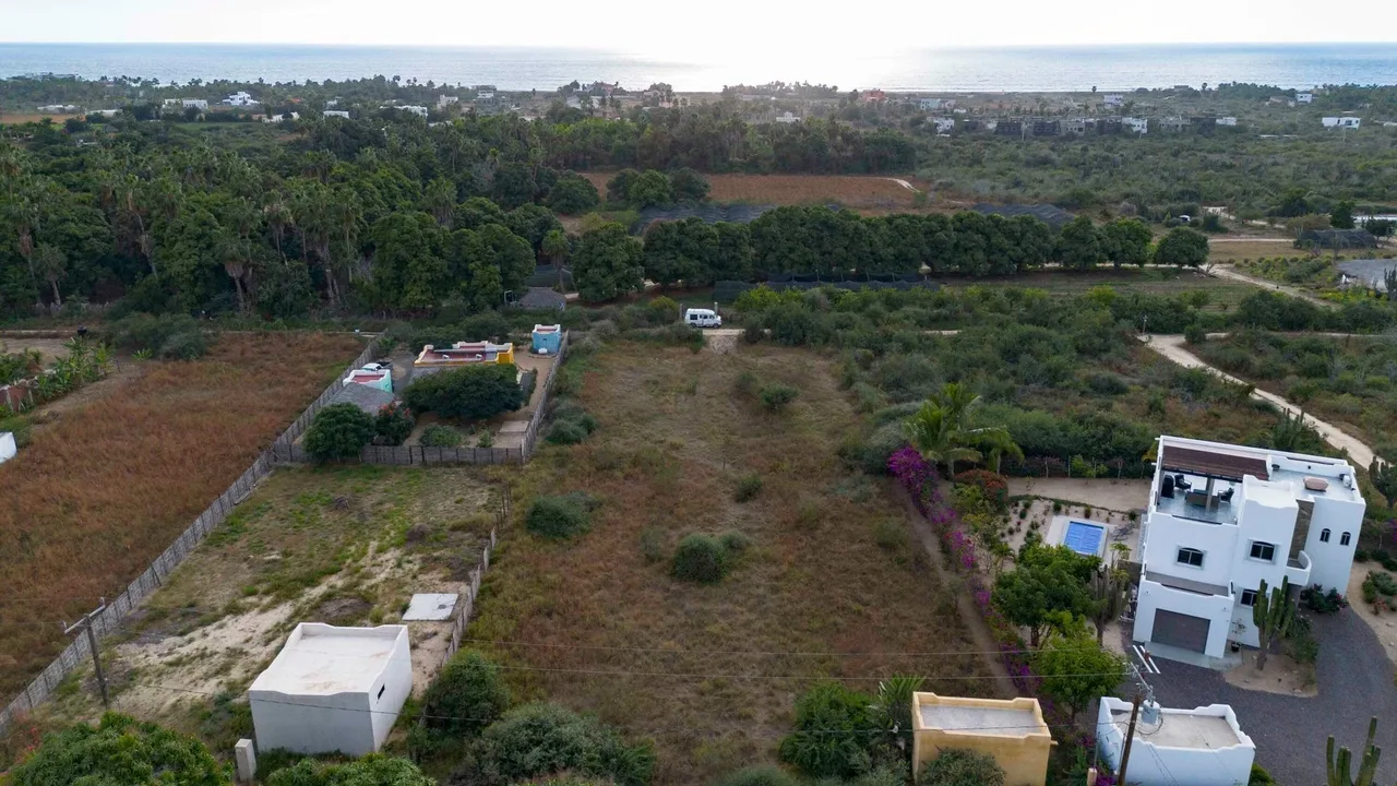 Aerial land view 6 at Pescadero Lot 0433 in El Pescadero