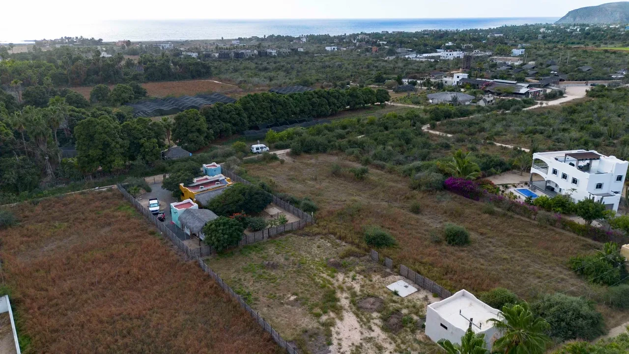 Aerial land view 7 at Pescadero Lot 0433 in El Pescadero