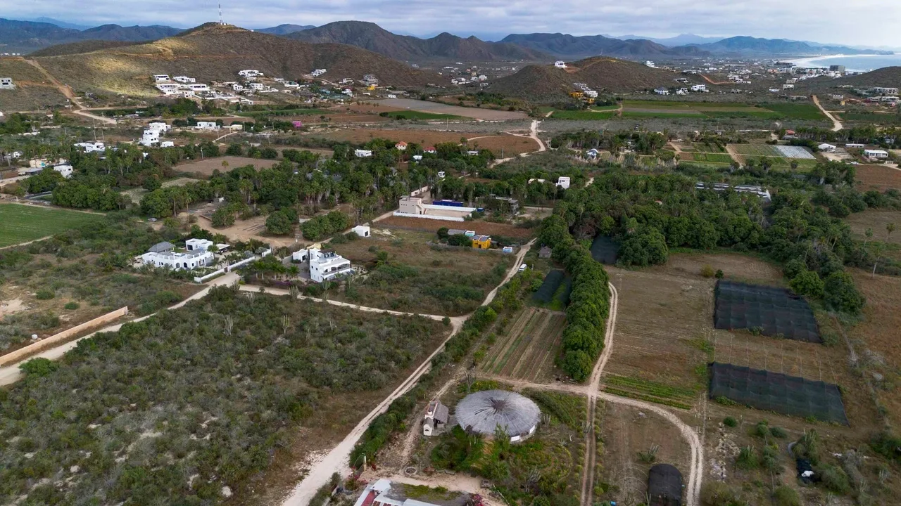 Aerial land view 12 at Pescadero Lot 0433 in El Pescadero